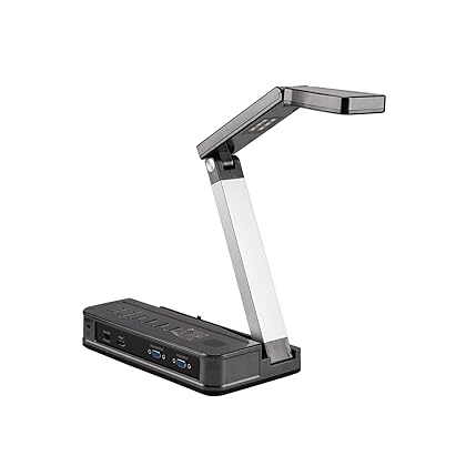 eloam Portable Document Camera HDMI, VGA Port， OCR Visual Presenter for Office,School,Meeting,Training, Labs Presentation