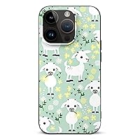 Cute Goats Phone Case for iPhone 14 /iPhone 14 Pro/iPhone 14 Plus/iPhone 14Pro Max Slim Fit Soft TPU Printing Cover
