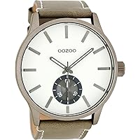 Oozoo XL Watch with Leather Strap Special Item Outlets Sale Remaining Stock Outlet at Reduced Price Variant 2