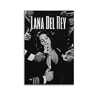 SSJS Lana Del Rey Poster Decorative Painting Canvas Wall Posters And Art Picture Print Modern Family Bedroom Decor Unframe style