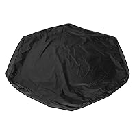 Waterproof Sandbox Cover with Drawstring, Durable Sandpit Protection for Outdoor Play(Black)