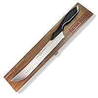 Brisket Slicing & Carving Knife - 13 Inch Professional VG-10 Japanese Damascus Steel Blade for Barbecue and Smoker Meat - Includes Sheath & Wooden Gift Box