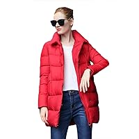 Women Long Thick 90% Goose Down Coat Ladies Puffer Winter Parka Jacket
