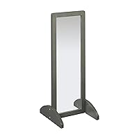 ECR4Kids Toddler Single-Sided Bi-Directional Mirror, Kids Furniture, Grey Wash