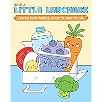 Build A Little Lunchbox Coloring Book, Building Activity & Game for Kids