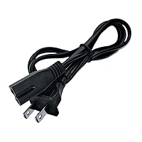 AC Power Cord Cable Plug Compatible with Panasonic Portable AM/FM Radio RF-2400 RF-2400D FM-MW-SW 5 Band Receiver Model RF-2900 RQ-2102 RX-D10 RX-D11 RX-D12 RX-D13 DVD-XP50 AC Powered