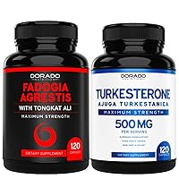 Fadogia Agrestis 600mg & Tongkat Ali 400mg Blend and Turkesterone 500mg Per Serving