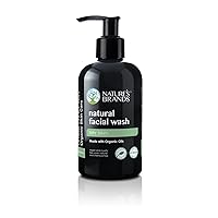 Natural Facial Wash by Herbal Choice Mari (Dry Skin, 8 Fl Oz Bottle) - Made with Organic Ingredients