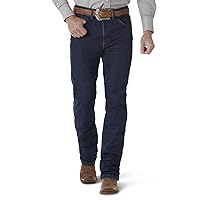 Wrangler mens Premium Performance Cowboy Cut Comfort Wicking Slim Fit Jeans, Midnight Rinse, 34W x 34L US