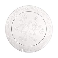 Collection D'Vine Clear Deluxe Round Dinner Plates - 6.25