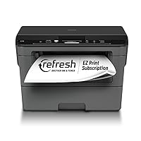 Brother Monochrome Laser HLl2390DW, Wireless Networking, Duplex Printing Refresh Subscription with Free Trial and Amazon Dash Replenishment Read