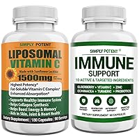 Ultimate Immunity Builder - Liposomal Vitamin C 1500mg and Immune Support Bundle