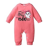 Clothes Girls 2 4 Toddler Kids Girls Boys Infant Long Sleeves Halloween Romper Jumpsuit Cloths (Pink, 3-6 Months)