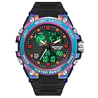 Top Luxury Watches Men Military Army Mens Watch Waterproof Sport Wristwatch Dual Display Watch Male