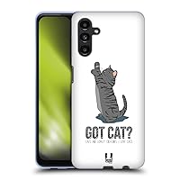 Head Case Designs Grey Got Cat Soft Gel Case Compatible with Samsung Galaxy A13 5G (2021)