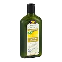 Avalon Organics Clarifying Shampoo, Lemon 11 oz (Pack of 8)