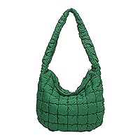 Quilted Tote Bag for Women Puffer Bag Lightweight Padding Shoulder Bag Hobo Bag Satchel Handbag Cloud Bag with Zip 2024