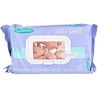 Lanisinoh Clean And Conditioning Cloth Baby Wipes 80 Count (5 Pack)
