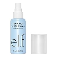 e.l.f. Stay All Night Blue Light Micro-Setting Mist, Setting Spray & Skin Refresher For A Matte Finish, Reduces Blue Light Transmission, 2.7 Fl Oz