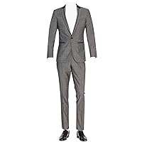 2 Piece 1 Button Special Collar Mens Suits Gray(Jacket+Pants)