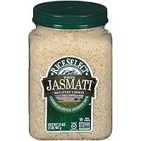 RiceSelect Jasmati, Long Grain Jasmine Rice, Gluten-Free, Non-GMO, 32 oz (Pack of 4 Jars)