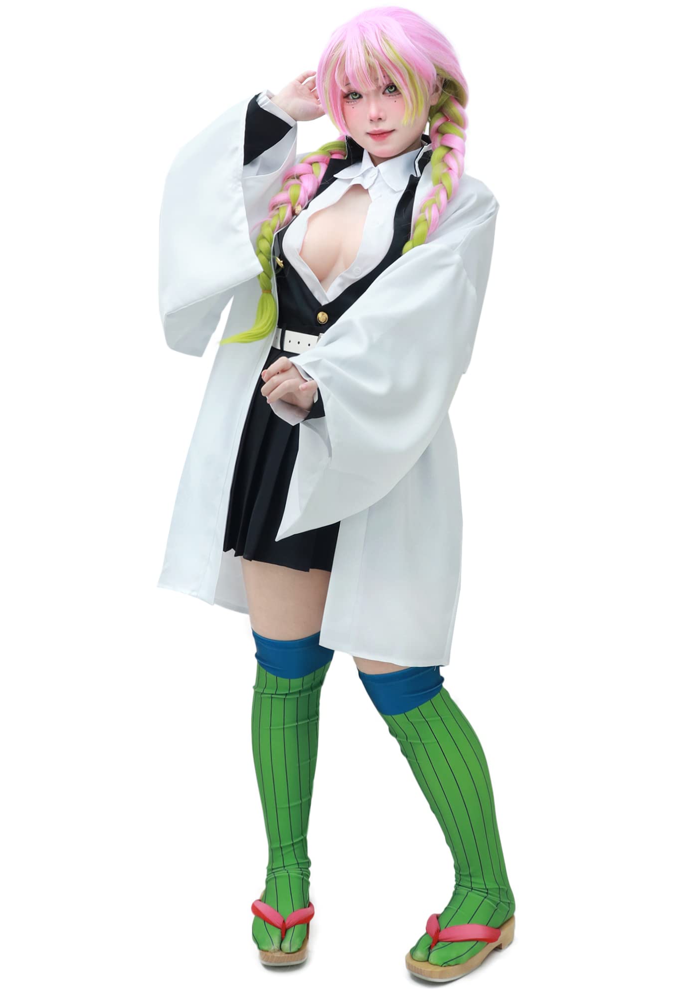 Mua C-ZOFEK Women's US Size Mitsuri Cosplay Costume Kimono Outfit with  Socks for Halloween trên Amazon Mỹ chính hãng 2023 | Fado