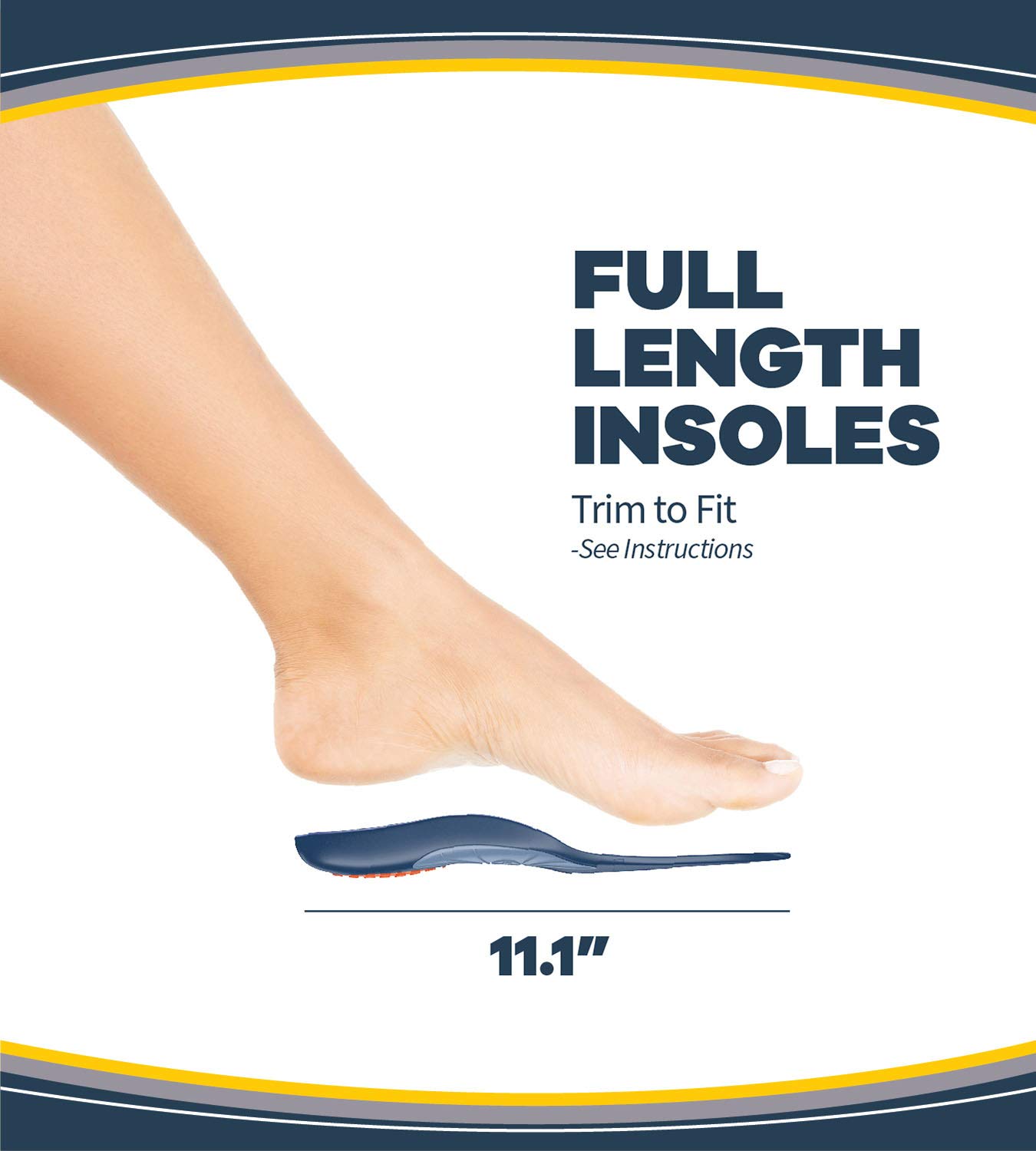 Dr. Scholl's Knee Pain Relief Orthotics // Immediate and All-Day Knee Pain Relief Including Pain from Runner’s Knee (for Women's 5.5-9, Also Available for Men's 8-14)