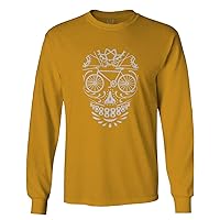 Funny Biking Mountain Vintage Bike Bicycle MTB Long Sleeve Men's