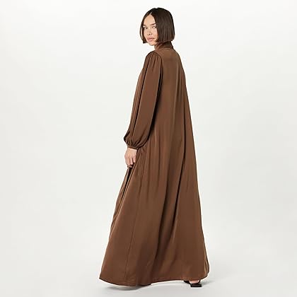 The Drop Women's Open-front Maxi Robe Dress by @withloveleena