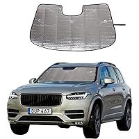 Windshield Shade, Compatible with 2023 2024+ Volvo XC60, Car Sun Shade for Front Windshield Sunshades Sun Visor Protector Blocks UV Rays Foldable Keep Your Vehicle Cool