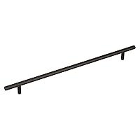 Amerock | Cabinet Pull | Black Bronze | 12-5/8 inch (320 mm) Center to Center | Bar Pulls | 1 Pack | Drawer Pull | Drawer Handle | Cabinet Hardware