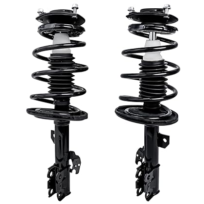 Detroit Axle - Front Struts Replacement for 2004 2005 2006 Toyota Camry, Solara, Lexus ES330-2pc Coil Spring Assembly Kit