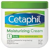 Moisturizing Cream for Dry/Sensitive Skin, Fragrance Free 16 oz