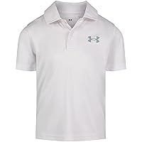 Under Armour Baby Boys' Short Sleeve Ua Match Polo Collared Shirt, Chest Logo, Soft & Comfortable