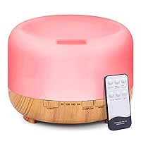 Yankee Candle Ultrasonic Essential Oil Diffuser with 10 Color Lights, for  Aroma Therapy, Up to 4 Hours of Continuous Mist