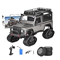 RC Truck RC Rock Crawler 1/12 Full Scale 4WD Remote Control Car Racing Vehicle, Offroad RC Truck RTR Climb Model Toys Hobby Grade RC Crawler with Extra Track Tires