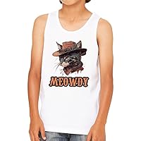Cowboy Print Kids' Jersey Tank - Unique Sleeveless T-Shirt - Art Kids' Tank Top