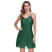 Lotus Green Spaghetti Strap Summer Dress, V Neck Spaghetti Strap Dress, Vacation Dress (S-XXL)