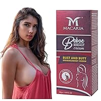 Macaria Bobae Breast Enhancement Cream for Bigger Larger & Fuller Breasts, All Natural Formula to Lift and Firm Breasts, for Fast Enlargement & Growth, 1.76 Oz