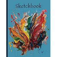 Sketchbook: Notebook suitable for drawing, writing, painting, sketching or doodling, with 110 pages and dimensions of 8.5