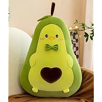 16Inch Avocado Plush Pillow, Avocado Duck Stuffed Animal Cute Plushies Toy Gifts, Kawii Soft Fruit Pillow for Girls and Boys Green