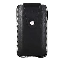 Waist Pack with Water Bottle Holder Travel Plug Waist Belt Phone Bag Card Fashion Waist Pack for (Black, 16.5X1X10CM)