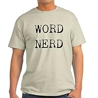 CafePress Word Nerd Light T Shirt 100% Cotton T-Shirt, White