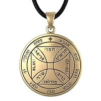 Bronze Seventh Pentacle of the Sun Talisman for Freedom