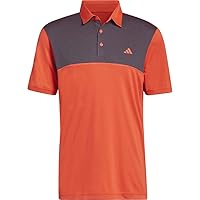 adidas Mens Core Colorblock Golf Polo Shirt