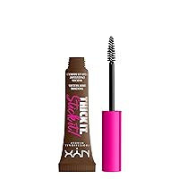NYX PROFESSIONAL MAKEUP Thick It Stick It Thickening Brow Mascara, Eyebrow Gel - Brunette