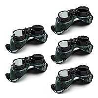 Othmro 12Pcs Flip Up Front Welding Goggles Safety Eye Protection Welder Goggles with Welders Glass Protective Glasses for Welding Soldering Torching Brazing Metal Cutting