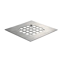 Danco 11045 Snap-in Shower Strainer & Drain Cover, Brushed Nickel