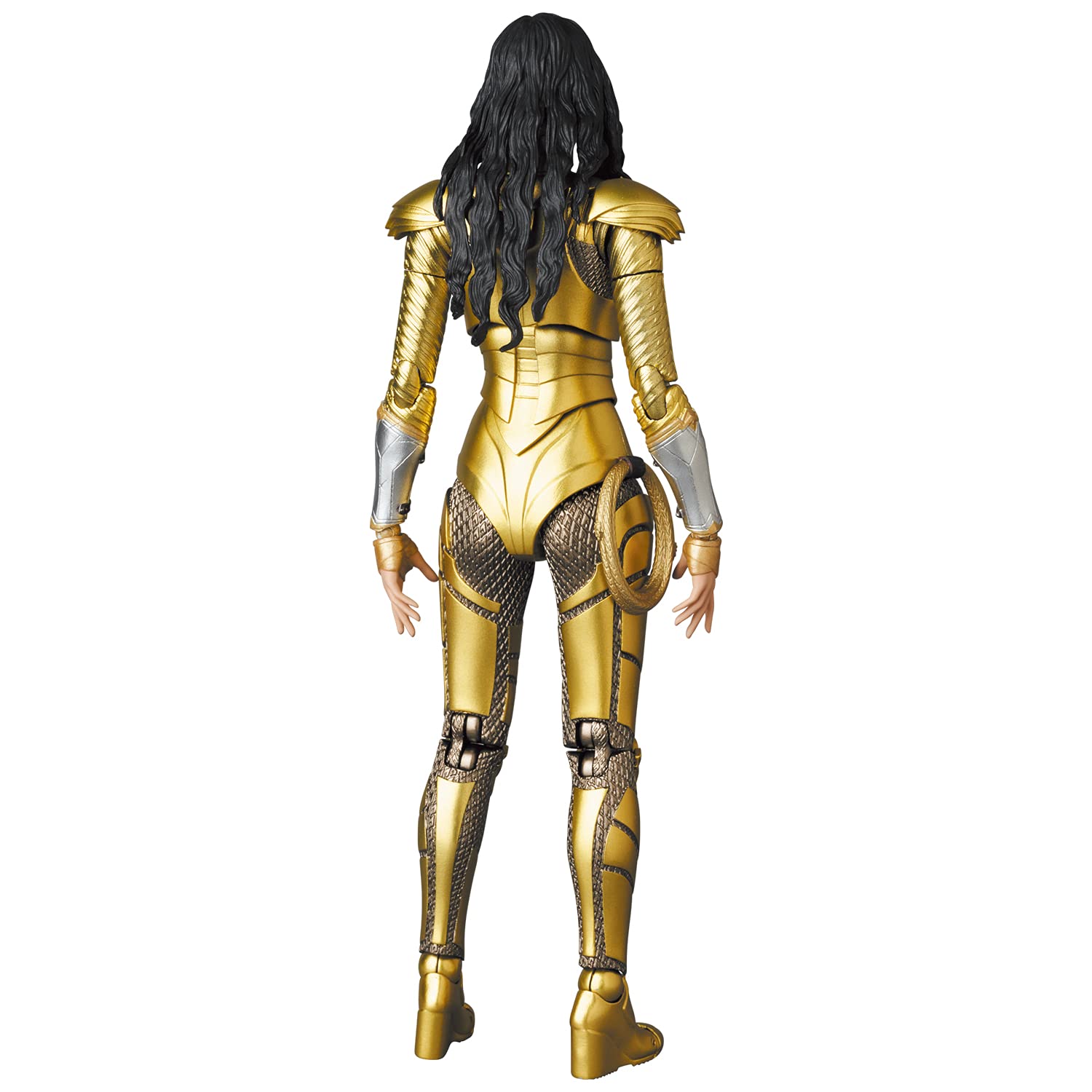 Medicom Wonder Woman 1984: Wonder Woman (Golden Armor Version) Mafex Action Figure, Multicolor