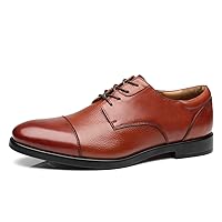 Men's Oxfords Classic Modern Round Captoe Shoes